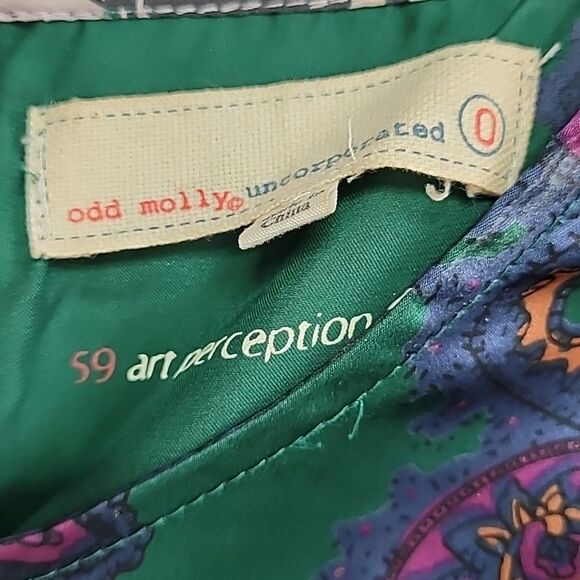 Odd Molly Silk Lace Blouse Size 0 - Picture 8 of 8